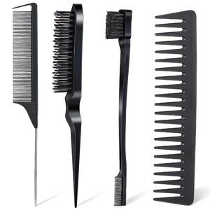 4Pcs Hair Brush Styling Combs Set
